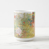 Carl Larsson - Lisbeth im Blumengarten Kaffeetasse (Mittel)