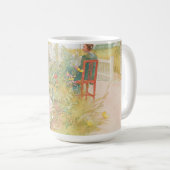 Carl Larsson - Lisbeth im Blumengarten Kaffeetasse (VorderseiteRechts)