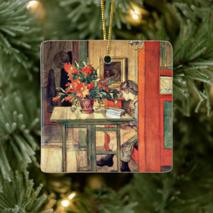 Carl Larsson - Lisbeth Reading, Keramikornament