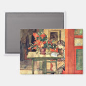 Carl Larsson - Lisbeth Reading, Magnet (Vorderseite/Rückseite)