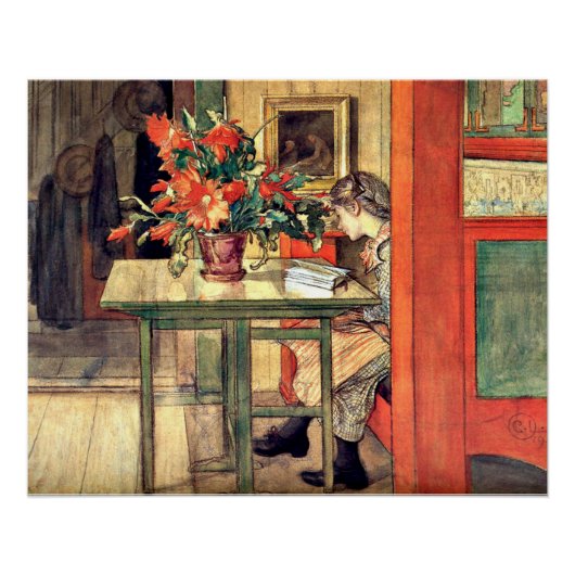 Carl Larsson - Lisbeth Reading Poster (Vorderseite)