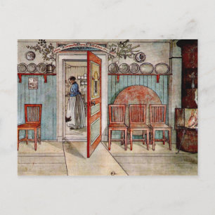 Carl Larsson Malerei: Alte Anna Postkarte