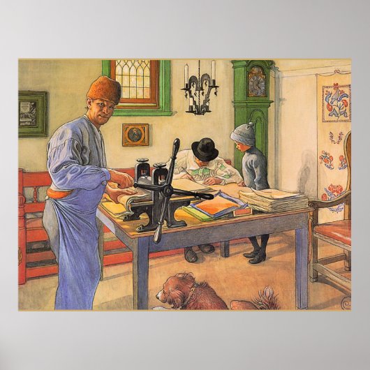 Carl Larsson, Malerei, My Acid Workshop, Poster (Vorne)