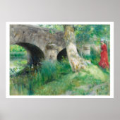 Carl Larsson Mittelalterliche Brücke bei Gretz Pri Poster (Vorne)