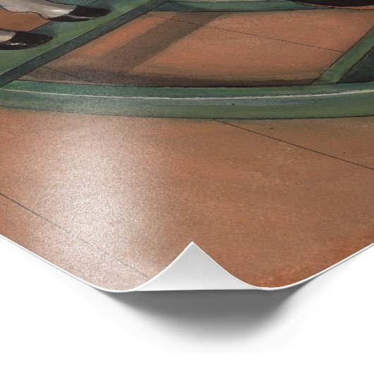 Carl Larsson Murre Boy auf Rockpferd Fotodruck (Ecke)