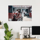 Carl Larsson Name Day am Storage Shed Poster (Heimbüro)