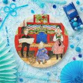 Carl Larsson - Papa, Mama, Child, Fine Art Pappteller (Party)