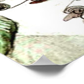 Carl Larsson - Rund um die Lampe Poster (Ecke)