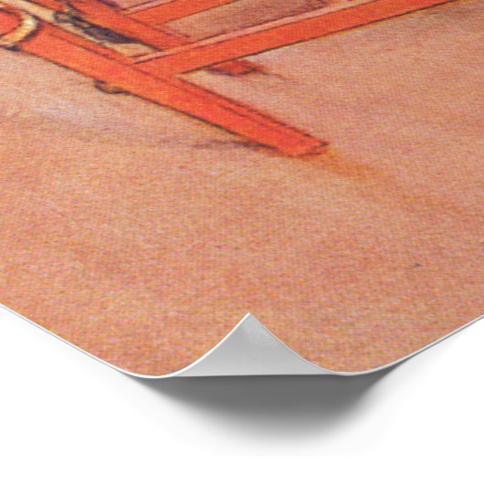 Carl Larsson Sie Shells Peas Watercolor Poster (Ecke)