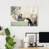 Carl Larsson The Funny Fellow 1917 Poster (Heimbüro)