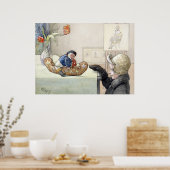 Carl Larsson The Funny Fellow 1917 Poster (Küche)