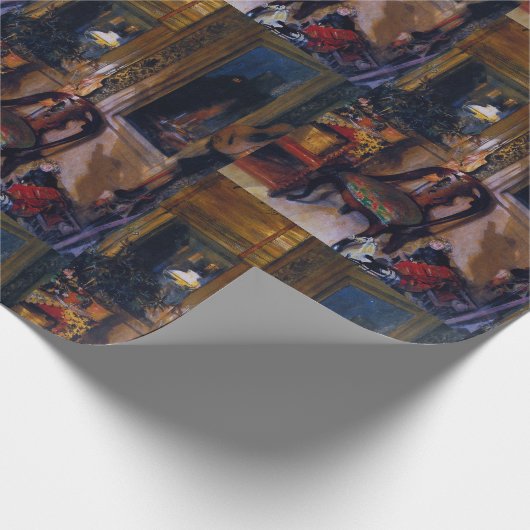 Carl Larsson Vintag die Spielzeugecke Geschenkpapier (Ecke)