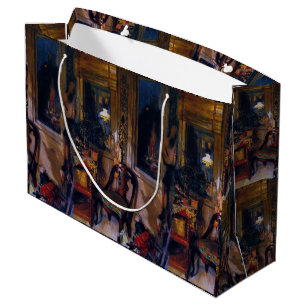 Carl Larsson Vintag die Spielzeugecke Große Geschenktüte