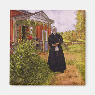 Carl Larsson Vintag Vater und Mutter Magnet