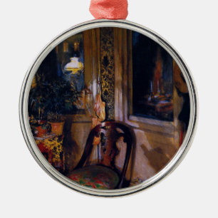 Carl Larsson Vintage Die Spielzeuge-Ecke Ornament Aus Metall