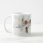 Carl Larsson-Vorgarten und das Wäsche-Haus Kaffeetasse (Links)