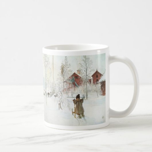 Carl Larsson-Vorgarten und das Wäsche-Haus Kaffeetasse (Rechts)