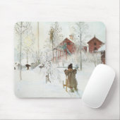 Carl Larsson - Vorgarten und das Wäsche-Haus Mousepad (Mit Mouse)