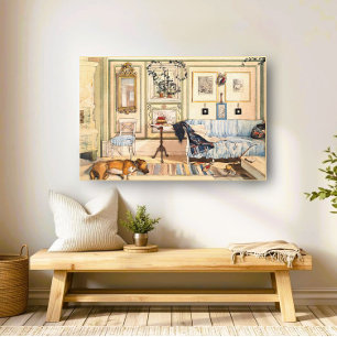 Carl Larsson Watercolor, neutrale schwedische Volk Leinwanddruck