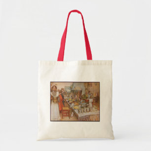 Carl Larsson Weihnachtsabend Vintag Tragetasche