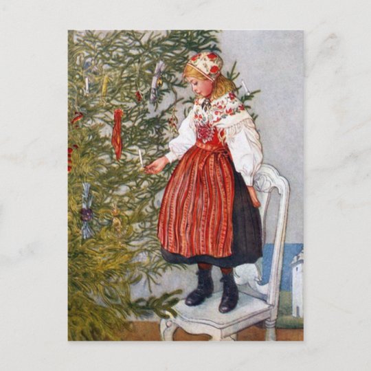 3 Servietten Carl Larsson - Künstlermotiv mit Katze