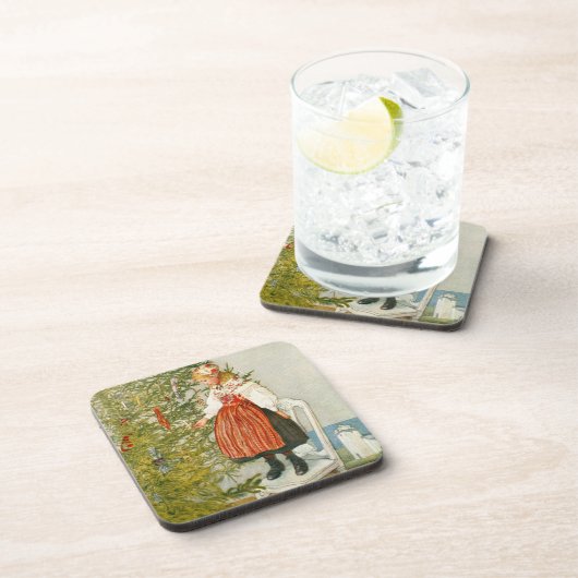 Carl Larsson-WeihnachtsbaumConfetti Untersetzer (Rechte Seite)