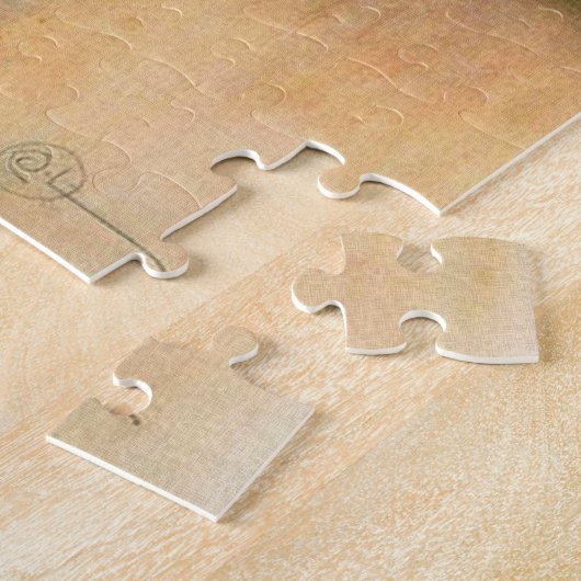 Carl Larsson-Weihnachtsmädchen mit Winter-Muffe Puzzle (Seite)