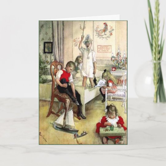 3 Servietten Carl Larsson - Künstlermotiv mit Katze