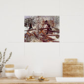 Carl Larsson Woodcutters im Wald Poster (Küche)