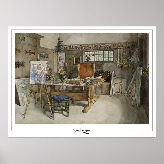 Carl Larsson Zedign Art Poster #125 (Vorne)
