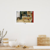 Carl Larsson Zedign Art Poster #155 (Küche)