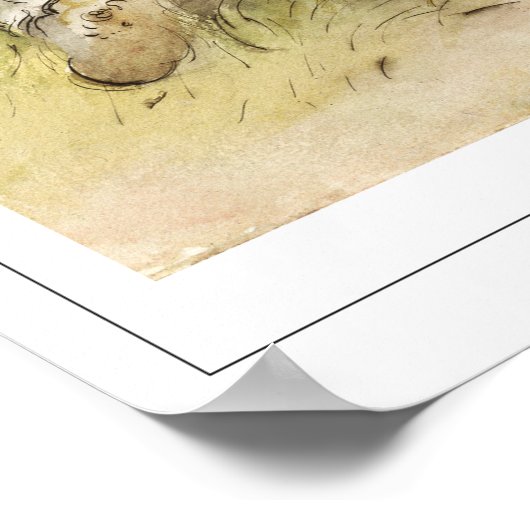 Carl Larsson Zedign Art Poster #232 (Ecke)