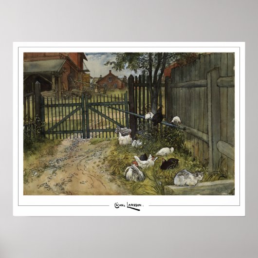 Carl Larsson Zedign Art Poster #261 (Vorne)