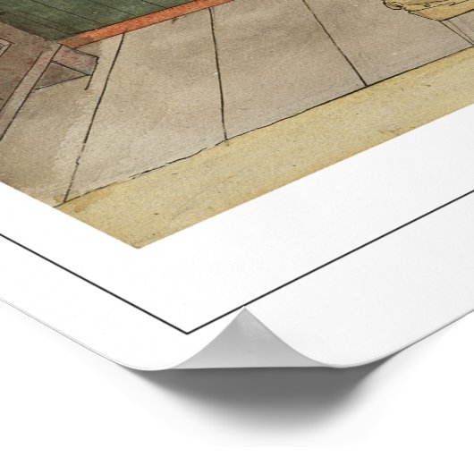 Carl Larsson Zedign Art Poster #285 (Ecke)