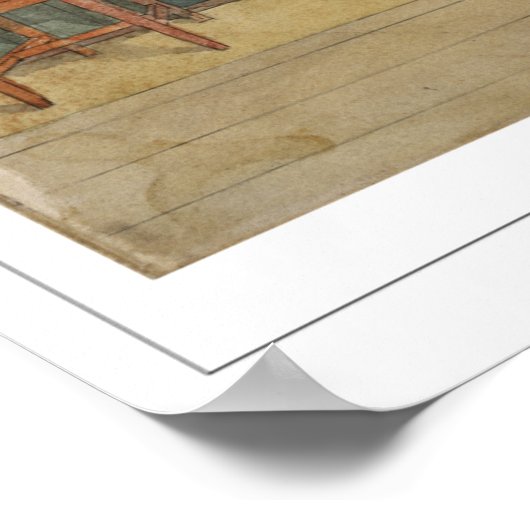 Carl Larsson Zedign Art Poster #330 (Ecke)