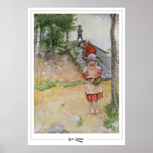 Carl Larsson Zedign Art Poster #352 (Vorne)