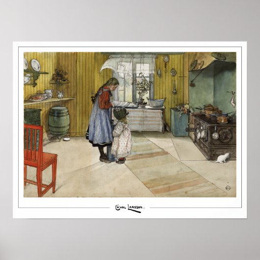 Carl Larsson Zedign Art Poster #373 (Vorne)
