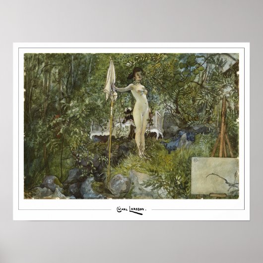 Carl Larsson Zedign Art Poster #391 (Vorne)