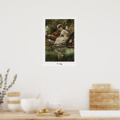Carl Larsson Zedign Art Poster #65 (Küche)