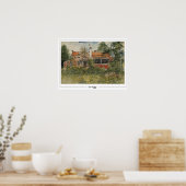 Carl Larsson Zedign Art Poster #7 (Küche)