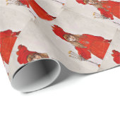 Carl Larssons skandinavische Familie - Weihnachten Geschenkpapier (Rolleneckpunkt)