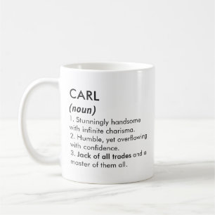 Carl Name, Bearbeitbarer Name, Benutzerdefinierter Kaffeetasse