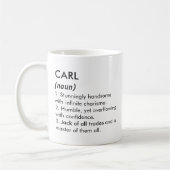 Carl name, Editable name, Custom name Kaffeetasse (Links)