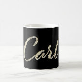 Carl Name whitegold Tasse Teetasse Kaffeetasse (Mittel)