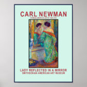 Carl Newman Reflection Poster (Vorne)