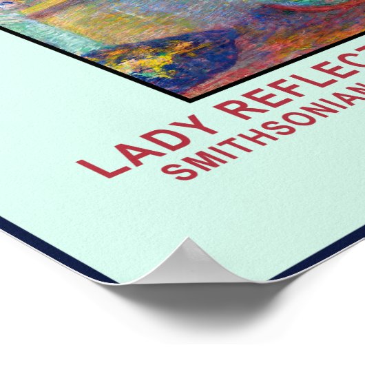 Carl Newman Reflection Poster (Ecke)