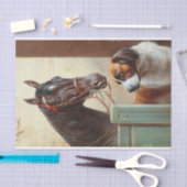 Carl Richert | Pferd und Hund Seidenpapier (Handwerk)