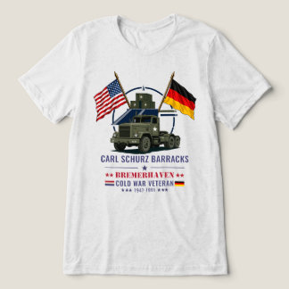 Carl Schurz Kaserne Bremerhaven Kalter Krieg Veter Tri-Blend Shirt