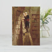 Carl Spitzweg - The Bookworm Einladung (Stehend Vorderseite)