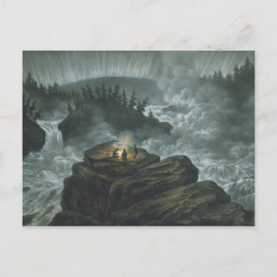 Carl Svante Hallbeck - Njommelsaska in Lappland Postkarte